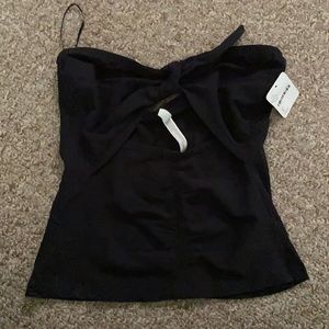 Free people tube top with knot keyhole